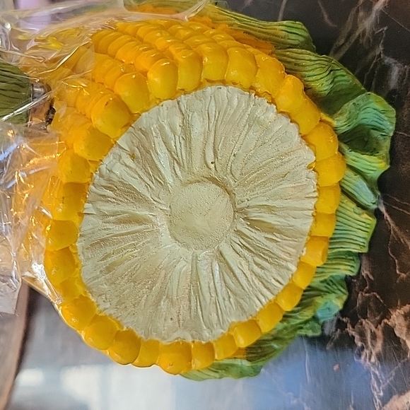 6 Snack Forks ou hors d'œuvre Forks corn mold for party table center rare - Picture 2 of 5